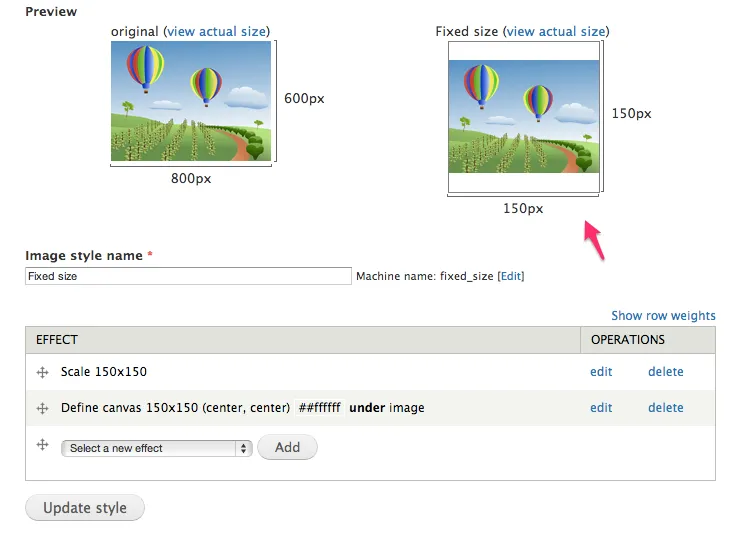 Drupal 7 Image Scaling